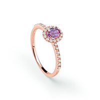 Anello Salvini Donna Dora in Oro rosa Zaffiro rosa 20109371